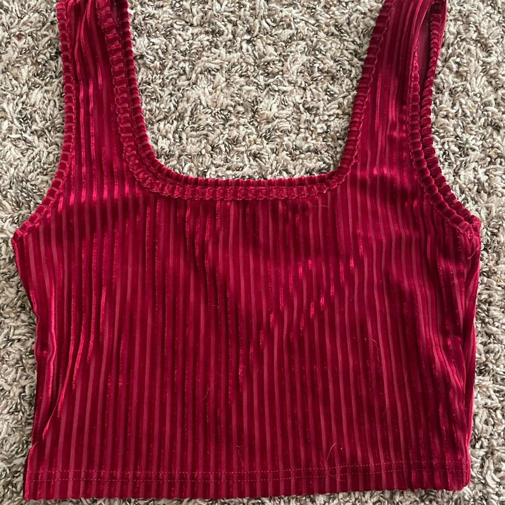 red tank top